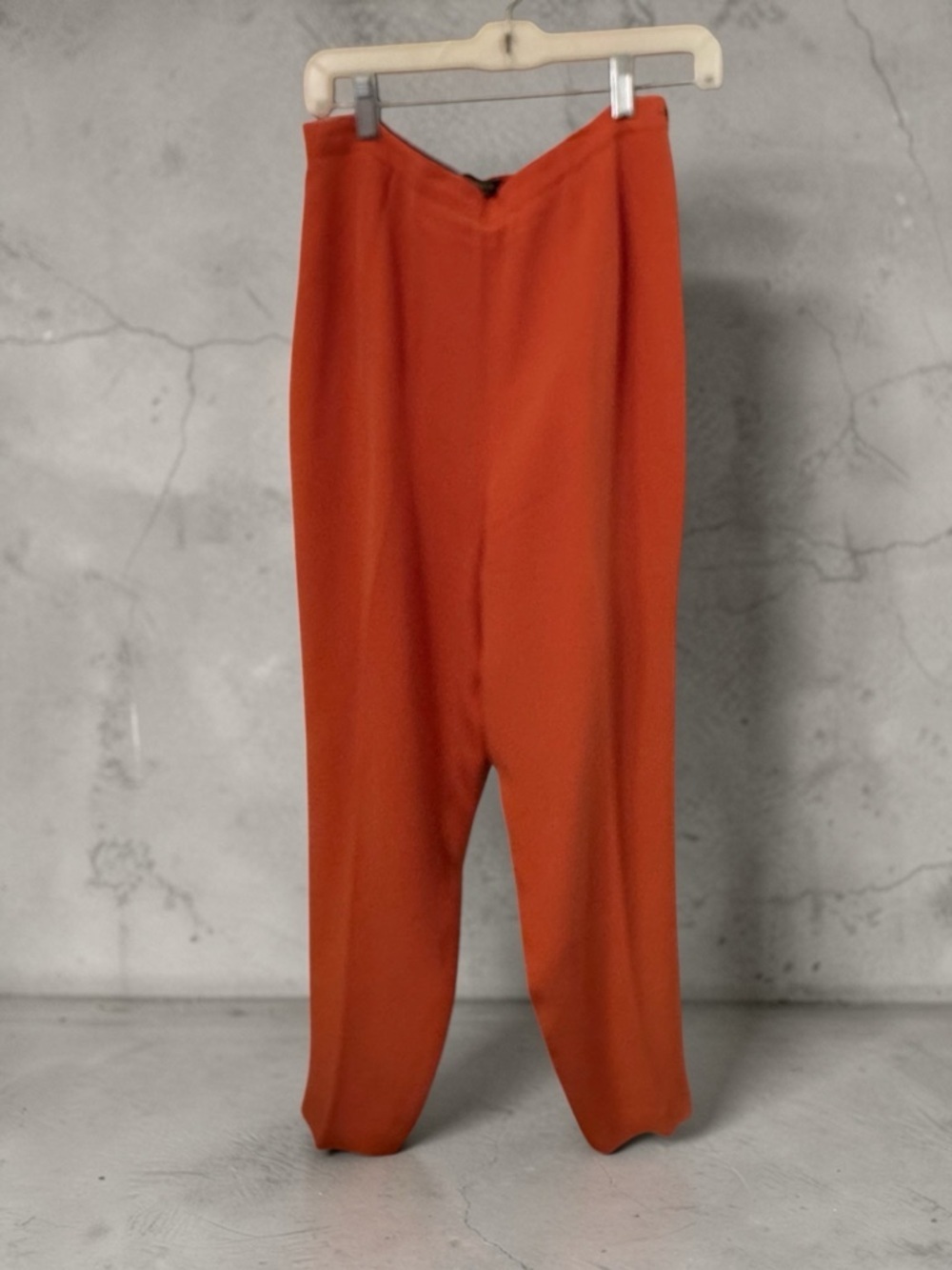 Liz Claiborne 100% Bright Orange Straight-Leg Women's Pants